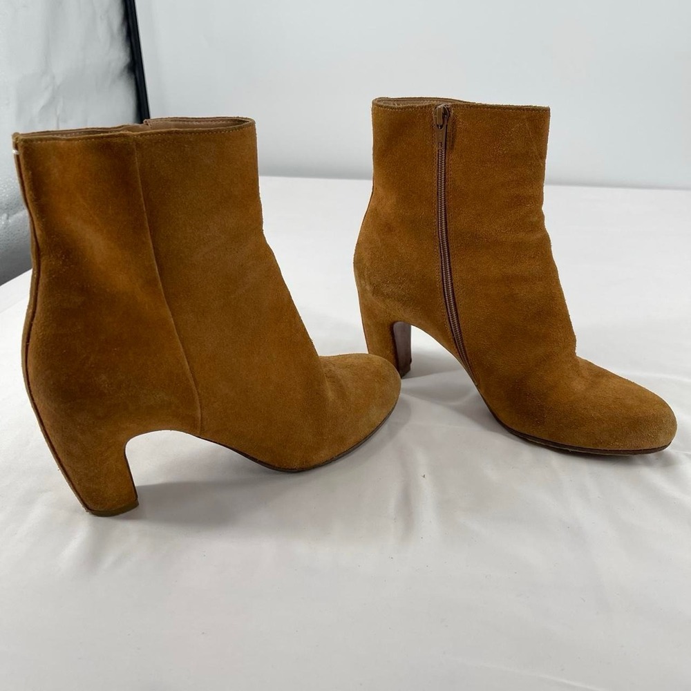 Maison Margiela Designer Heels Booties EU 37 US 7 Rare Archival Suede Leather